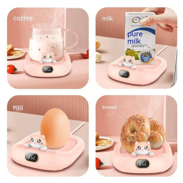 Home Office Cute Pet Constant Temperature Cup Warming Holder Winter Gadgets - Image 2